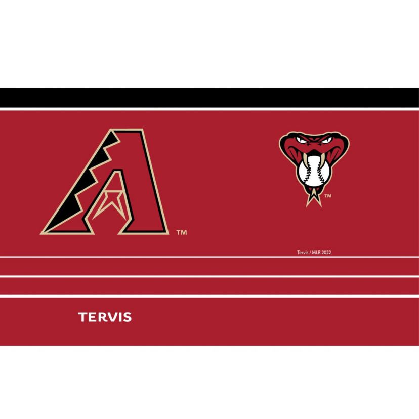 MLB Arizona Diamondbacks 20oz. MVP DuraPrint™️ Stainless Travel Tumbler