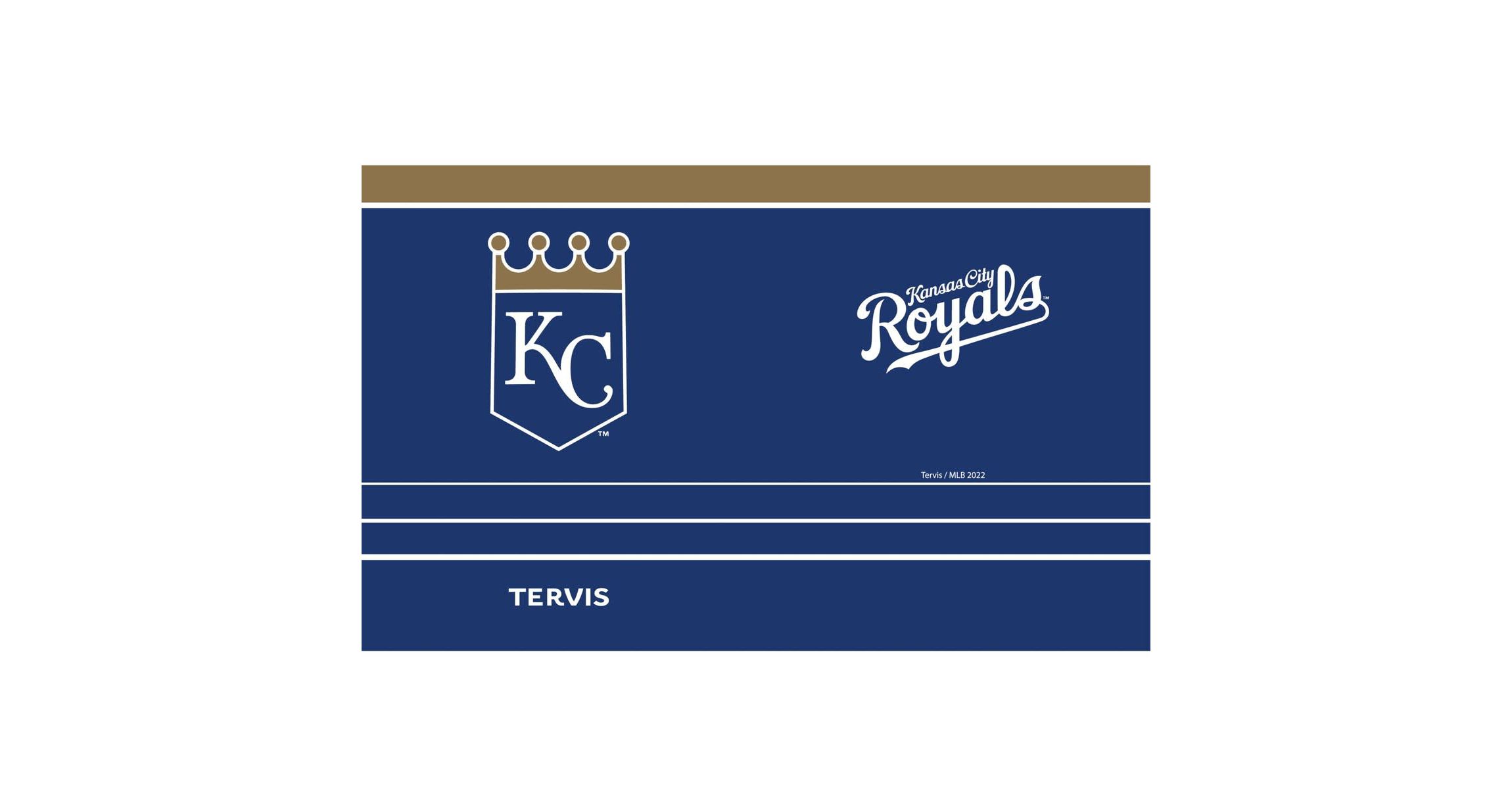 MLB Kansas City Royals 20oz. MVP DuraPrint™️ Stainless Travel Tumbler