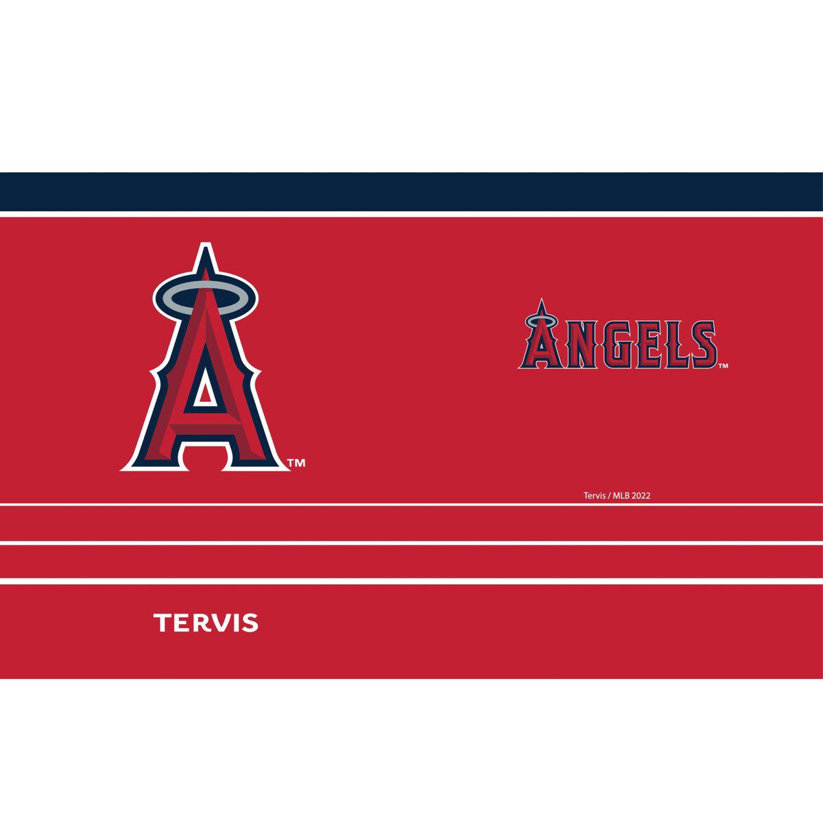 MLB Los Angeles Angels 20oz. MVP DuraPrint™️ Stainless Travel Tumbler