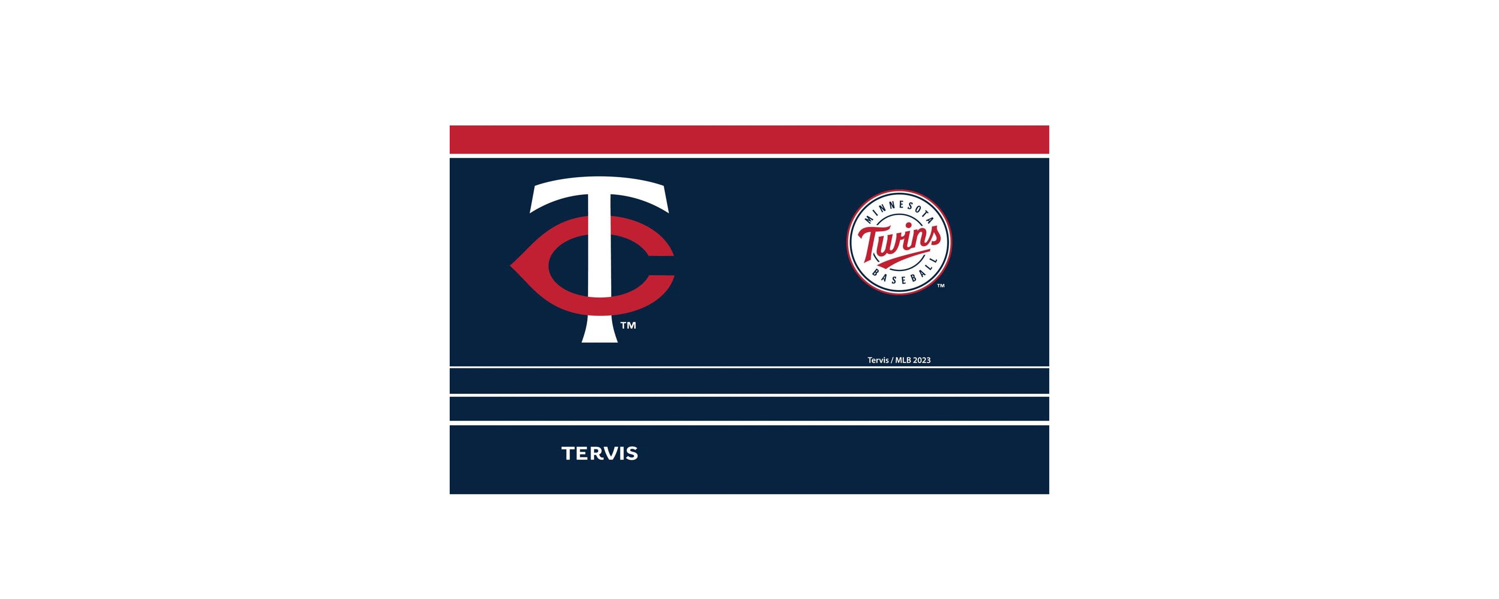MLB Minnesota Twins 20oz. MVP DuraPrint™️ Stainless Travel Tumbler