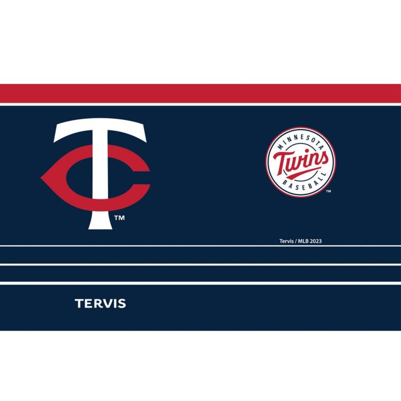 MLB Minnesota Twins 20oz. MVP DuraPrint™️ Stainless Travel Tumbler