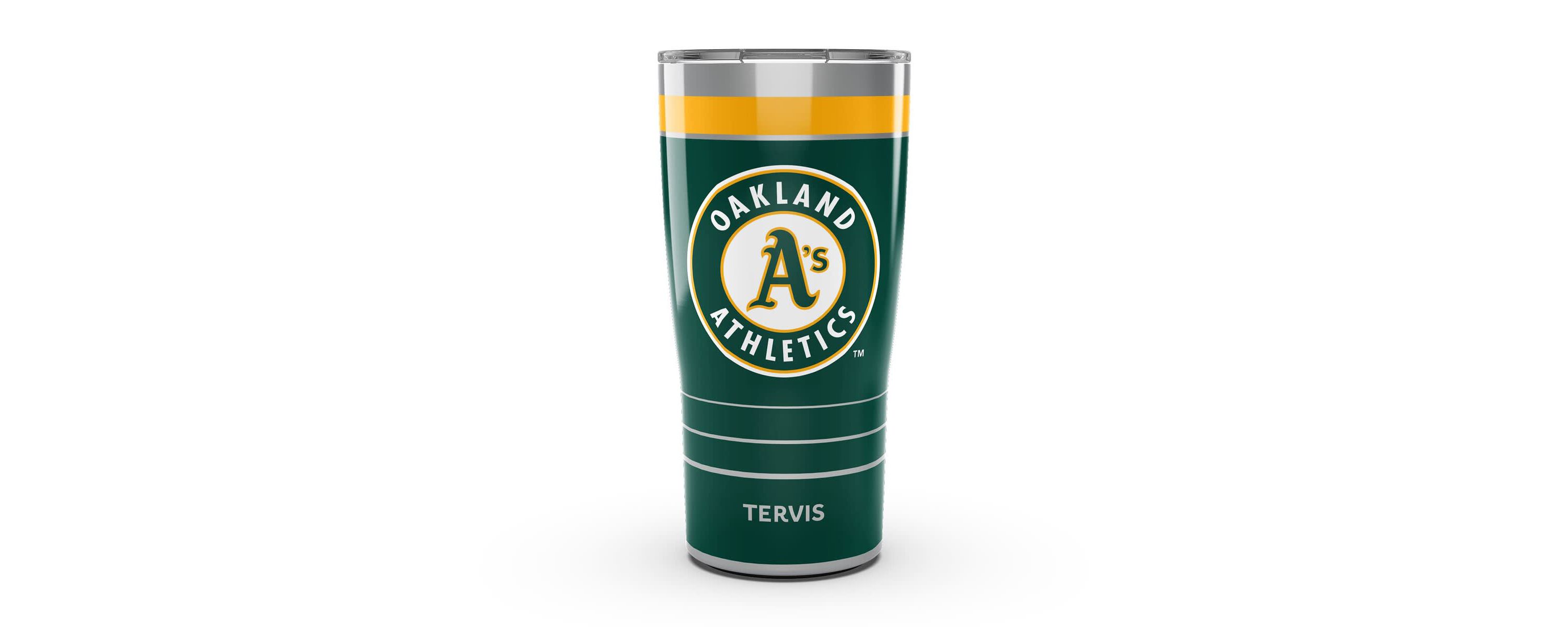 Cooperstown Teams Oakland Athletics 20oz. MVP DuraPrint™️ Stainless Travel Tumbler