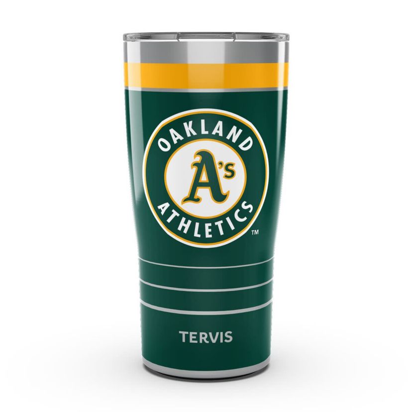 Cooperstown Teams Oakland Athletics 20oz. MVP DuraPrint™️ Stainless Travel Tumbler