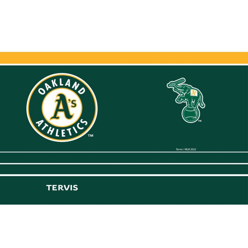 Cooperstown Teams Oakland Athletics 20oz. MVP DuraPrint™️ Stainless Travel Tumbler