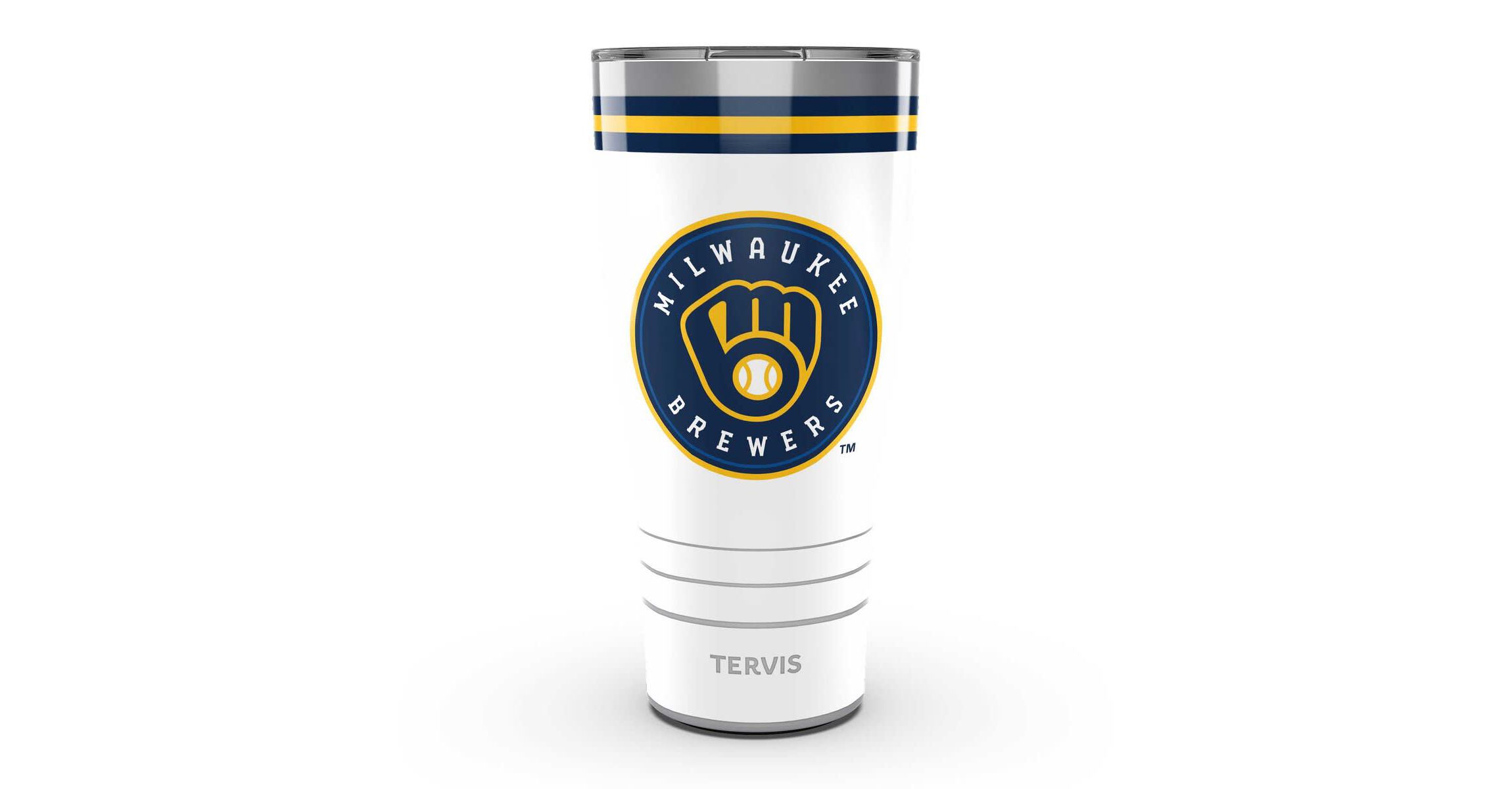 MLB Milwaukee Brewers 30oz. Arctic Stainless Tumbler