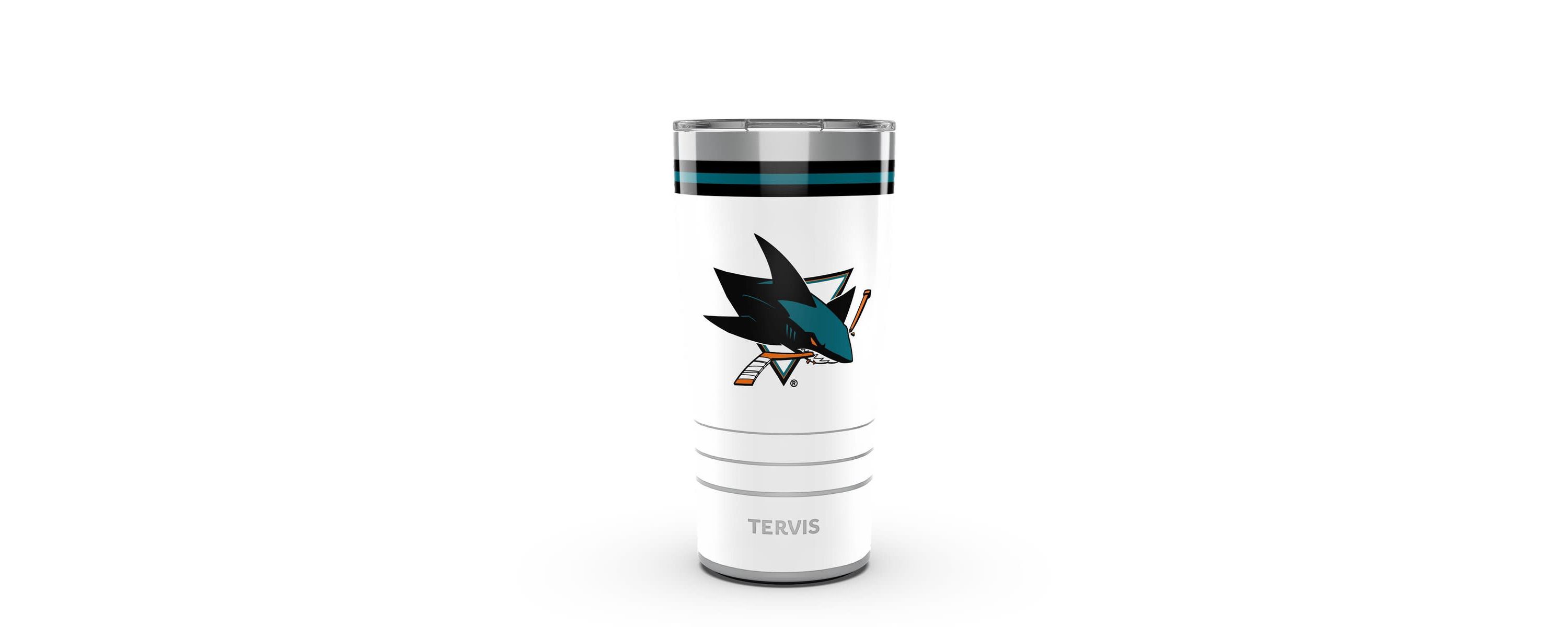 NHL San Jose Sharks 20oz. Arctic Stainless Travel Tumbler