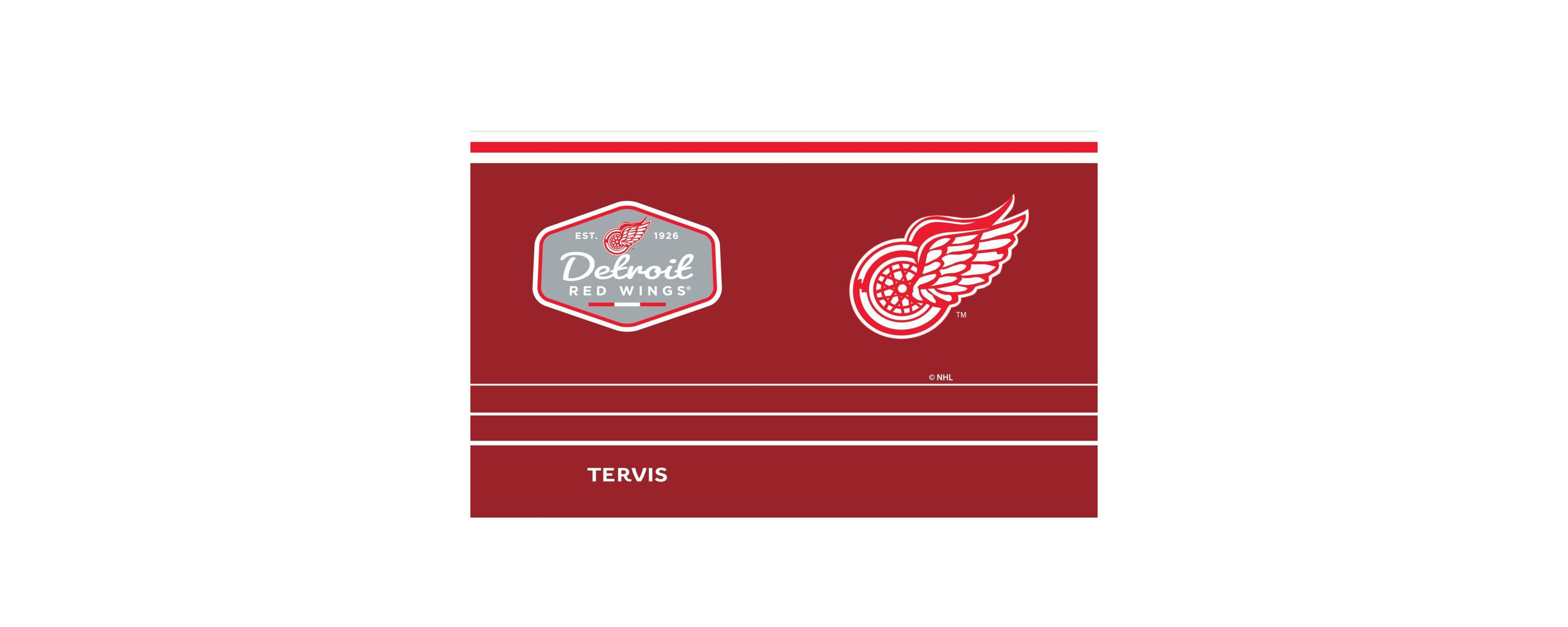 NHL Detroit Wings 20oz. Vintage Stainless Travel Tumbler