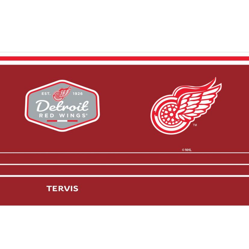 NHL Detroit Wings 20oz. Vintage Stainless Travel Tumbler