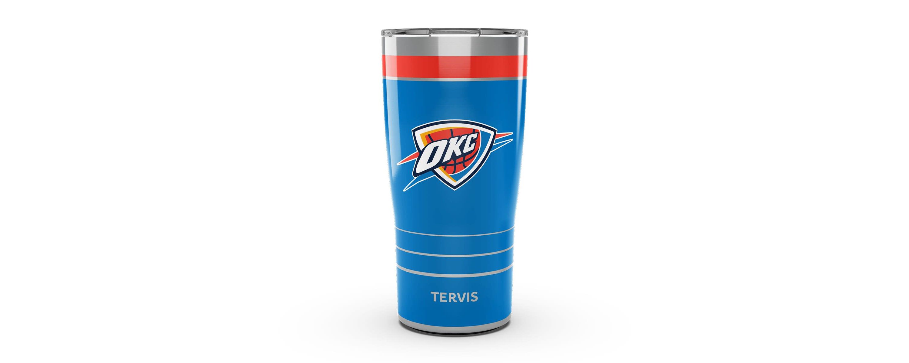 NBA Oklahoma City Thunder 20oz. MVP DuraPrint™️ Stainless Travel Tumbler