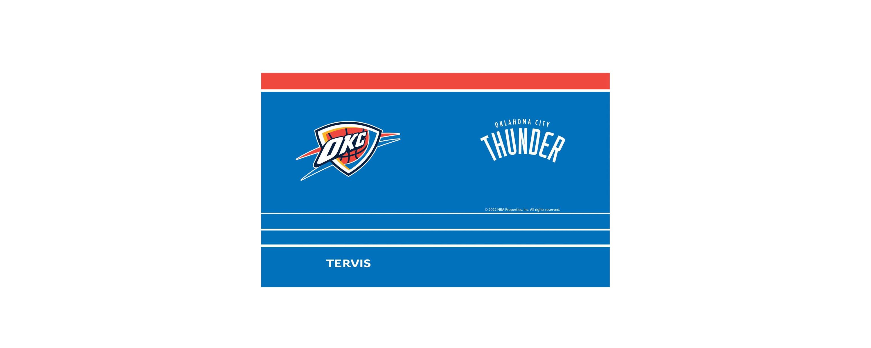 NBA Oklahoma City Thunder 20oz. MVP DuraPrint™️ Stainless Travel Tumbler
