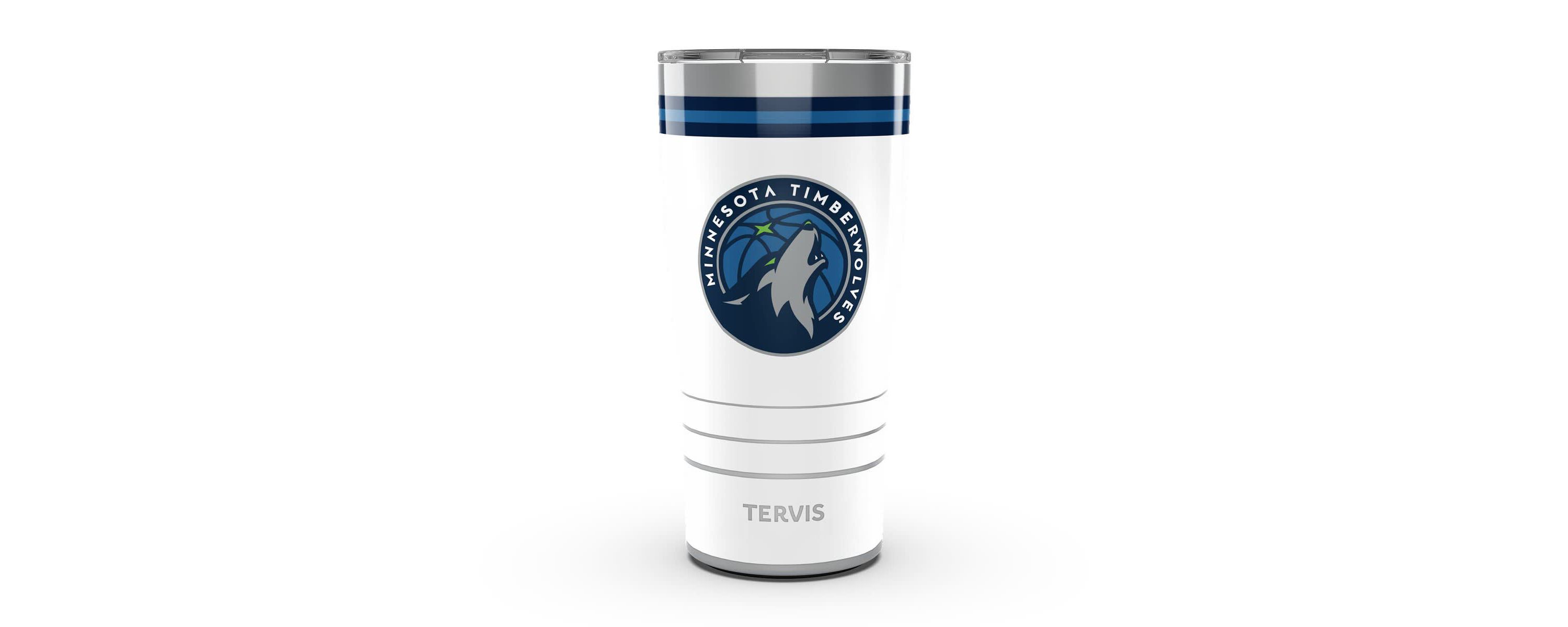 NBA Minnesota Timberwolves 20oz. Arctic DuraPrint™️ Stainless Travel Tumbler