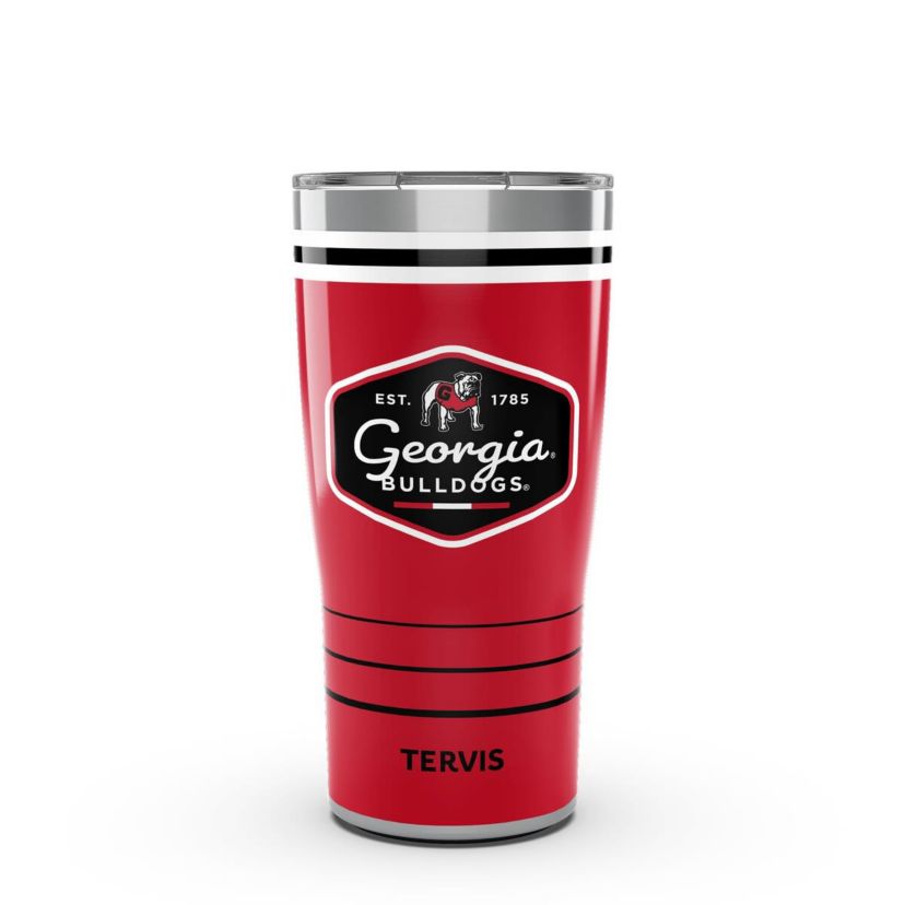 NCAA Georgia Bulldogs 20oz. Vintage DuraPrint™️ Stainless Travel Tumbler