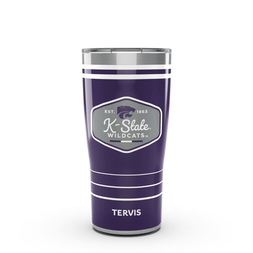 NCAA Kansas State Wildcats 20oz. Vintage DuraPrint™️ Stainless Travel Tumbler