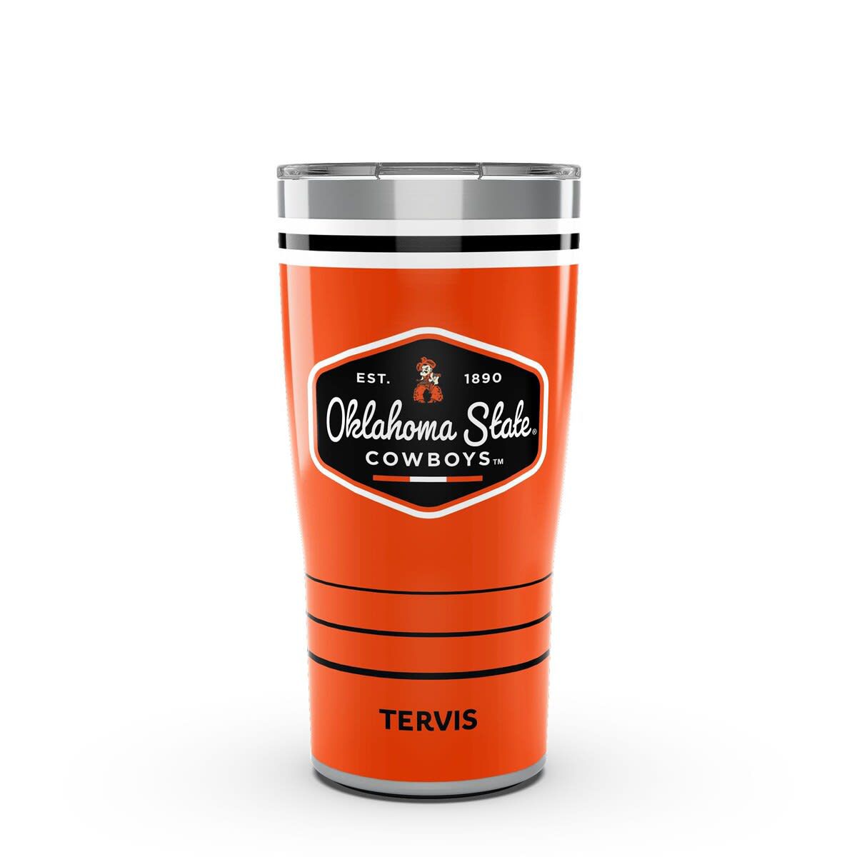 NCAA Oklahoma State Cowboys 20oz. Vintage DuraPrint™️ Stainless Travel Tumbler