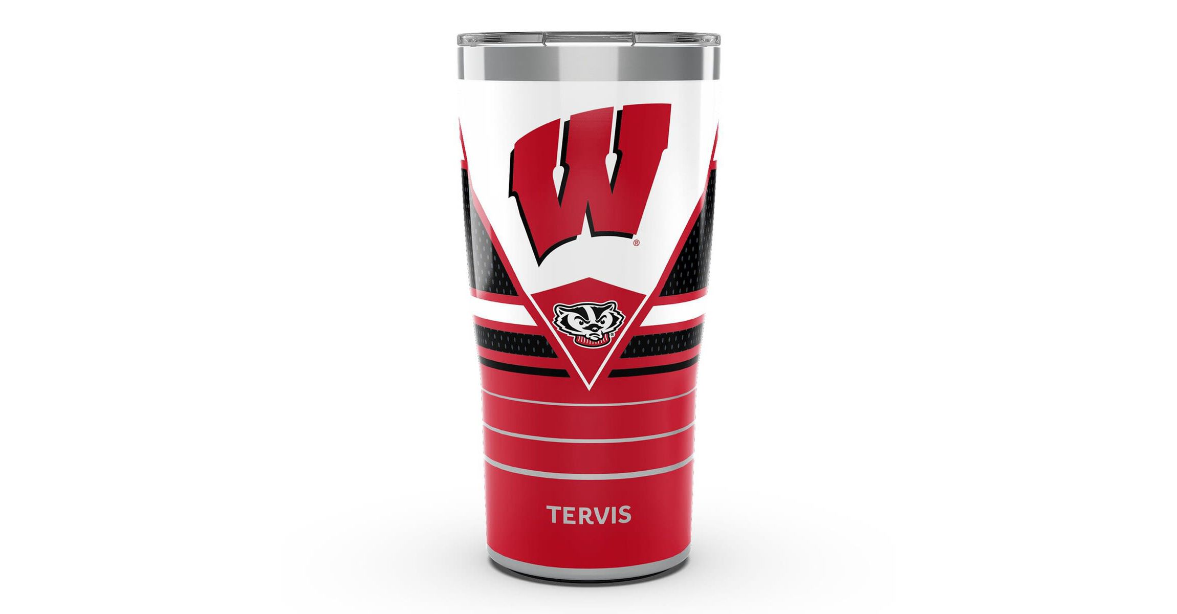 NCAA Wisconsin Badgers 20oz. Win Streak Stainless Tumbler