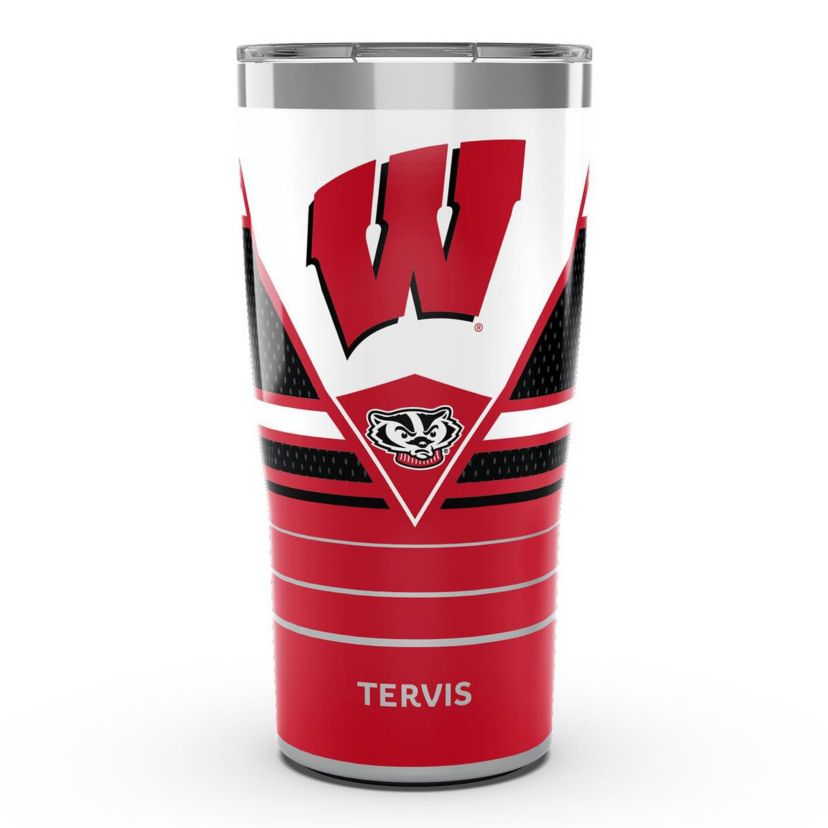NCAA Wisconsin Badgers 20oz. Win Streak Stainless Tumbler