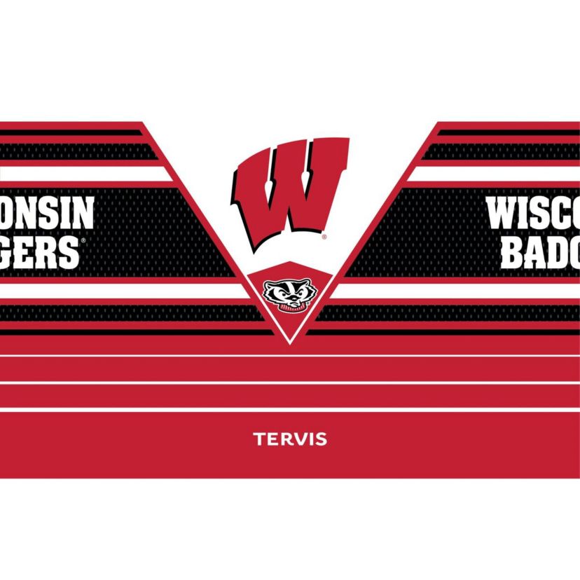NCAA Wisconsin Badgers 20oz. Win Streak Stainless Tumbler