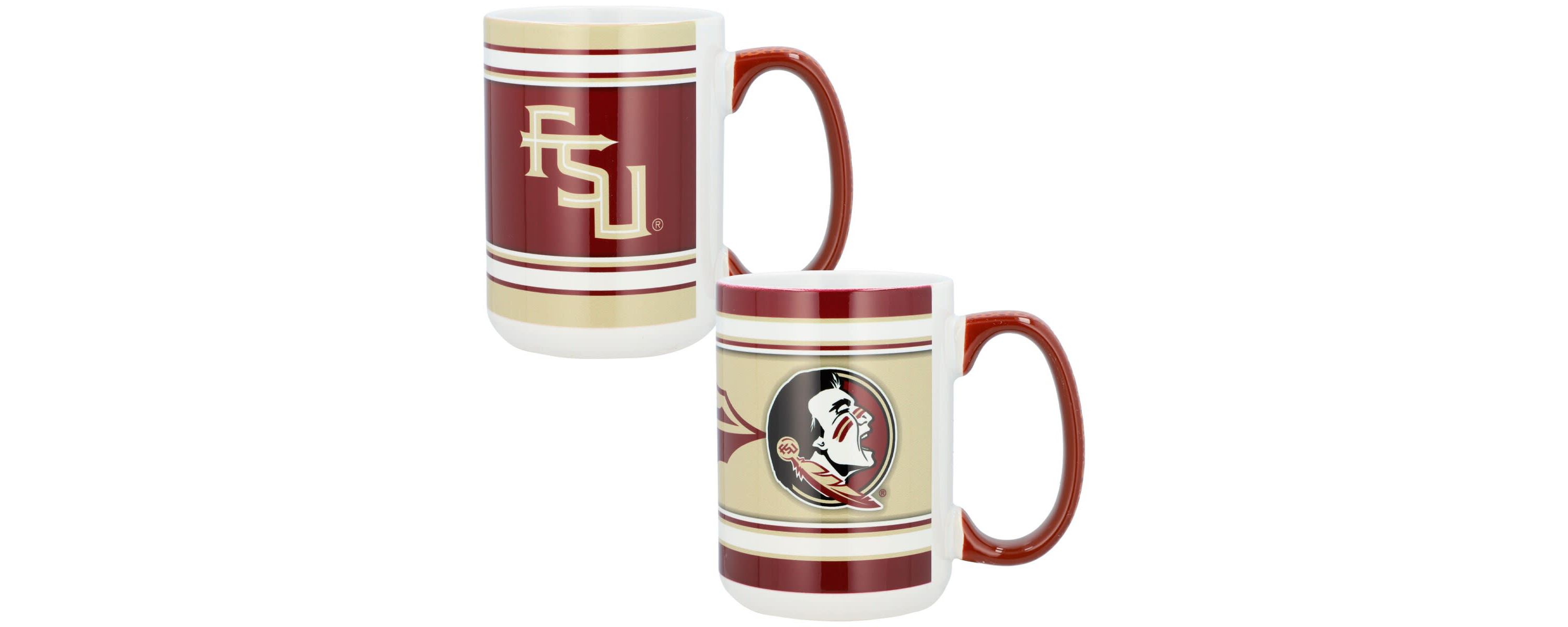 NCAA Florida State Seminoles 15oz. Home & Away 2-Pack Mug Set