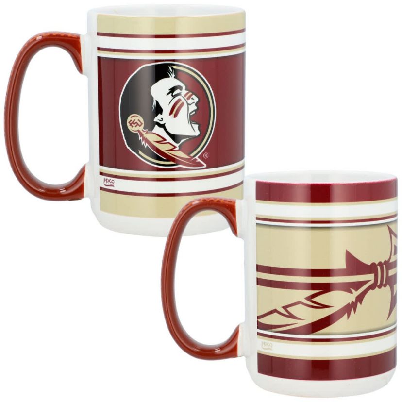 NCAA Florida State Seminoles 15oz. Home & Away 2-Pack Mug Set