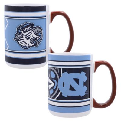 Indigo Falls NCAA North Carolina Tar Heels 15oz. Home & Away 2-Pack Mug Set