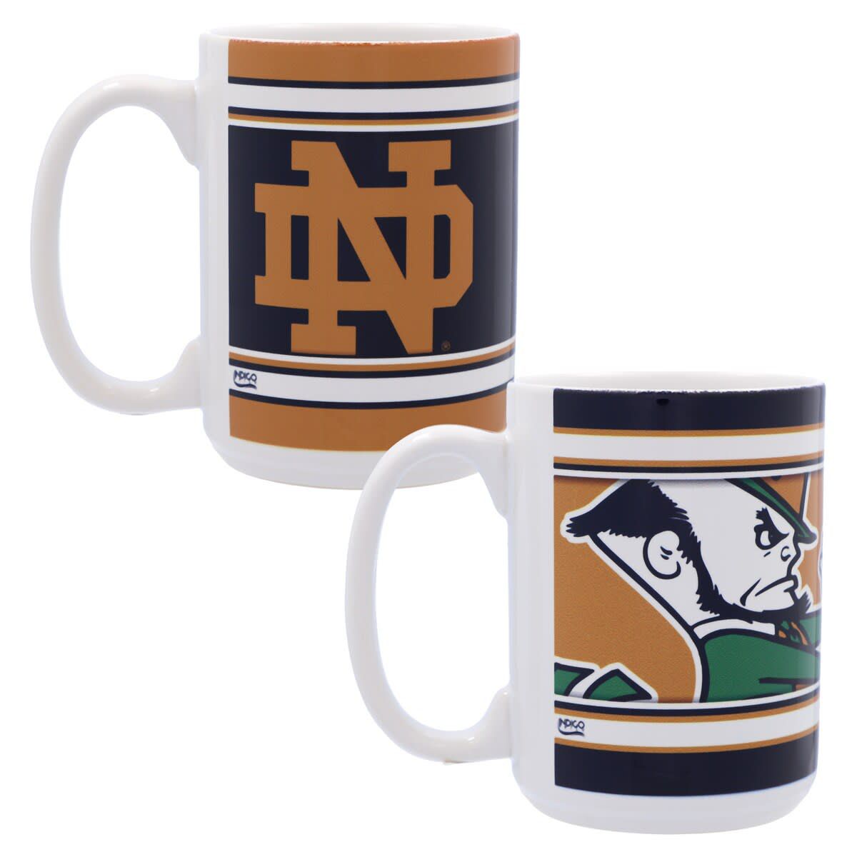 NCAA Notre Dame Fighting Irish 15oz. Home & Away 2-Pack Mug Set