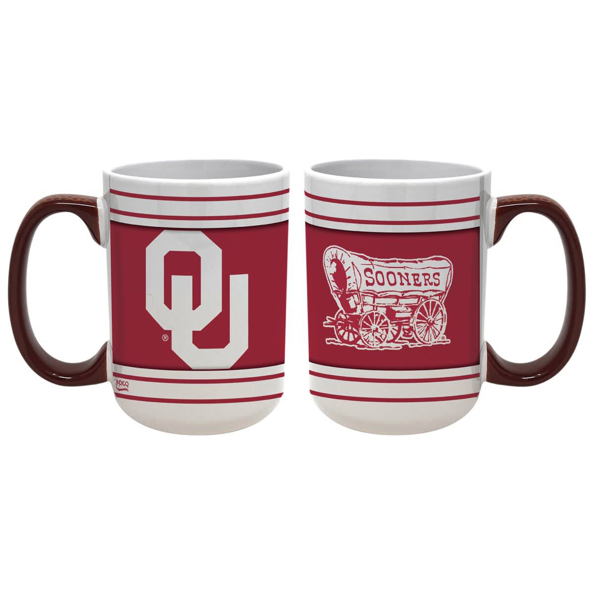 NCAA Oklahoma Sooners 15oz. Home & Away 2-Pack Mug Set