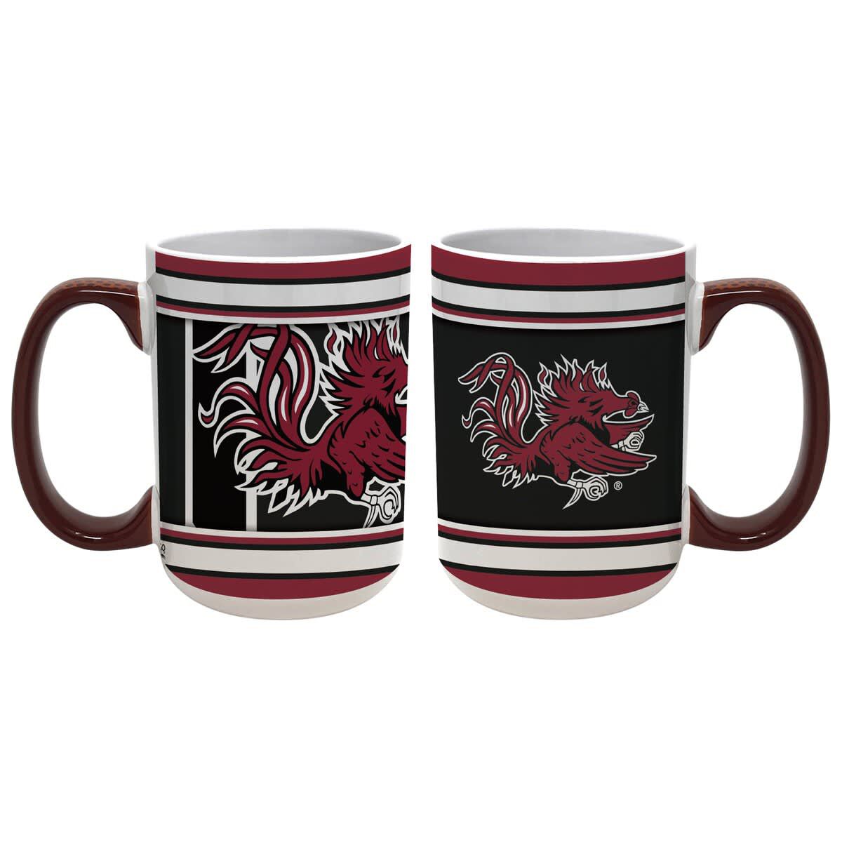NCAA South Carolina Gamecocks 15oz. Home & Away 2-Pack Mug Set