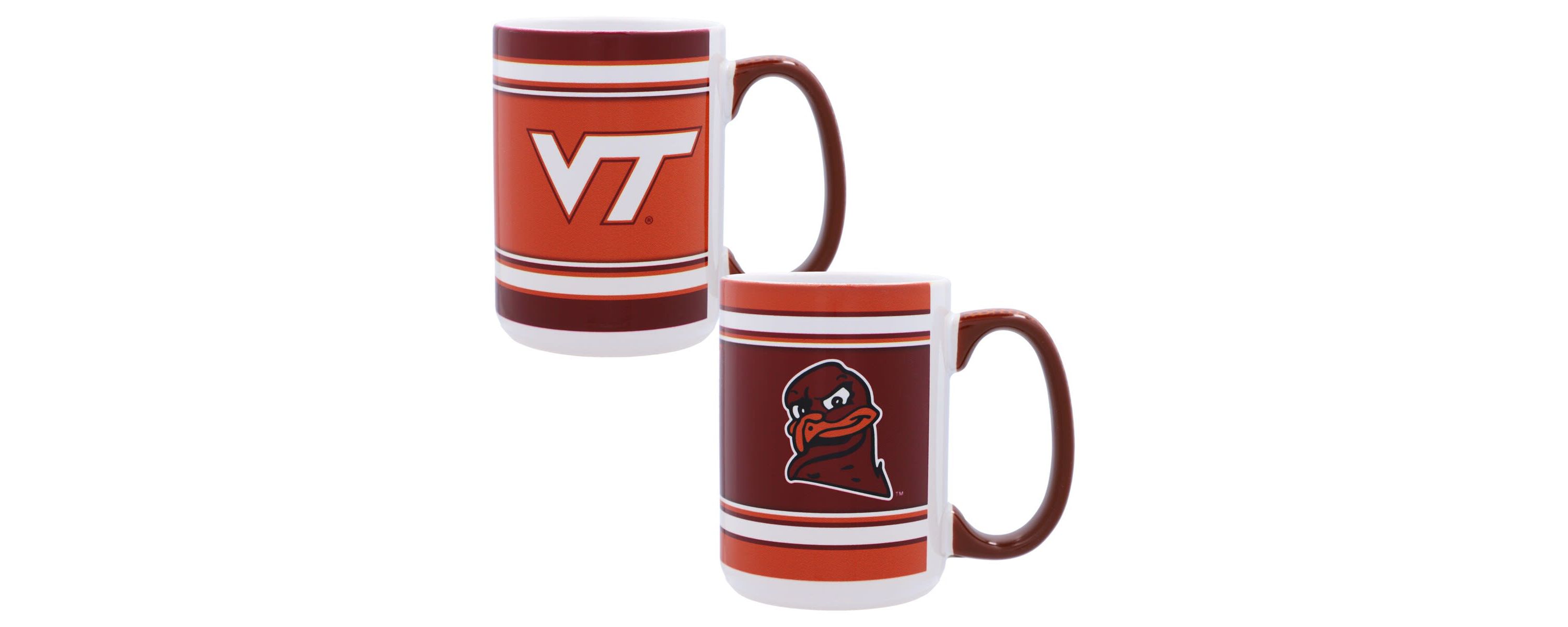 NCAA Virginia Tech Hokies 15oz. Home & Away 2-Pack Mug Set
