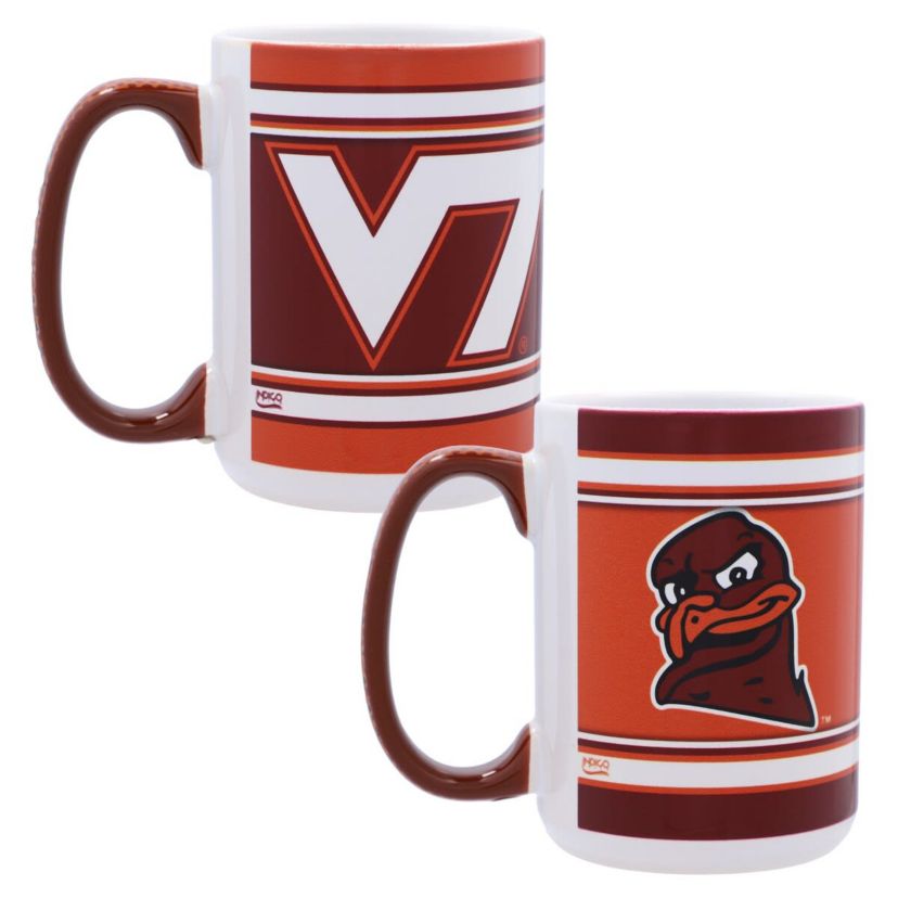 NCAA Virginia Tech Hokies 15oz. Home & Away 2-Pack Mug Set