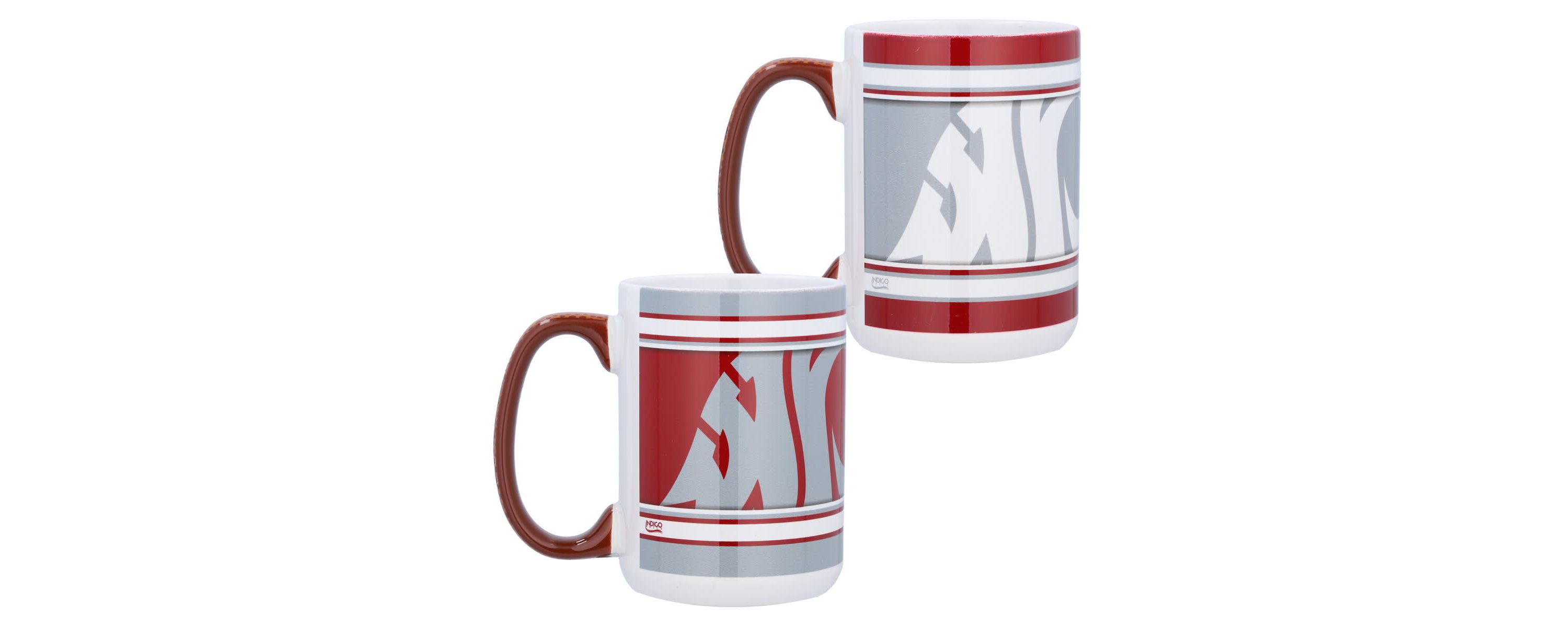 NCAA Washington State Cougars 15oz. Home & Away 2-Pack Mug Set
