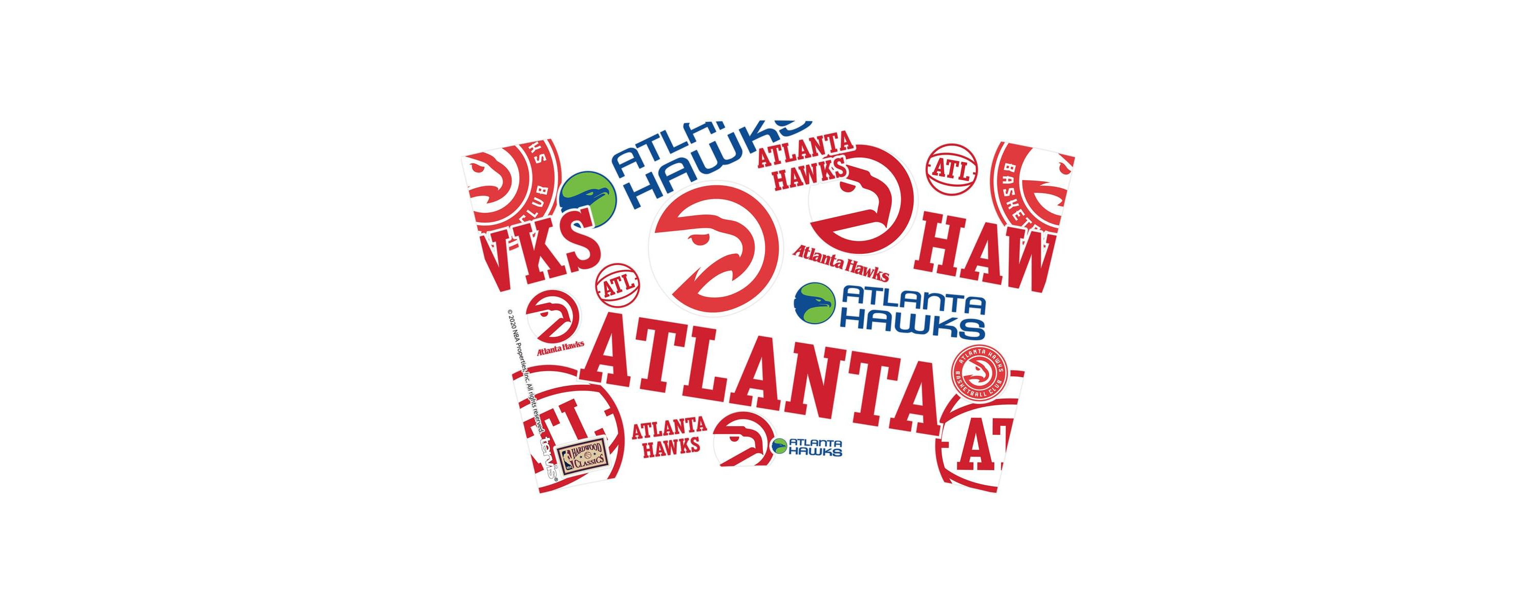 NBA Atlanta Hawks Four-Pack 16oz. Classic Tumbler Set