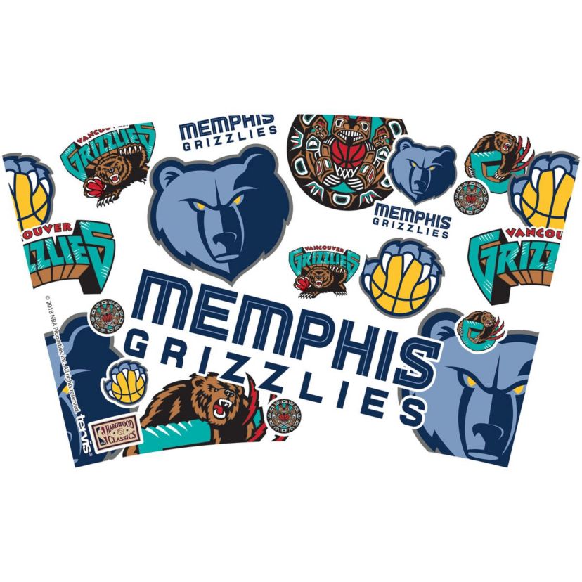 NBA Memphis Grizzlies Four-Pack 16oz. Classic Tumbler Set
