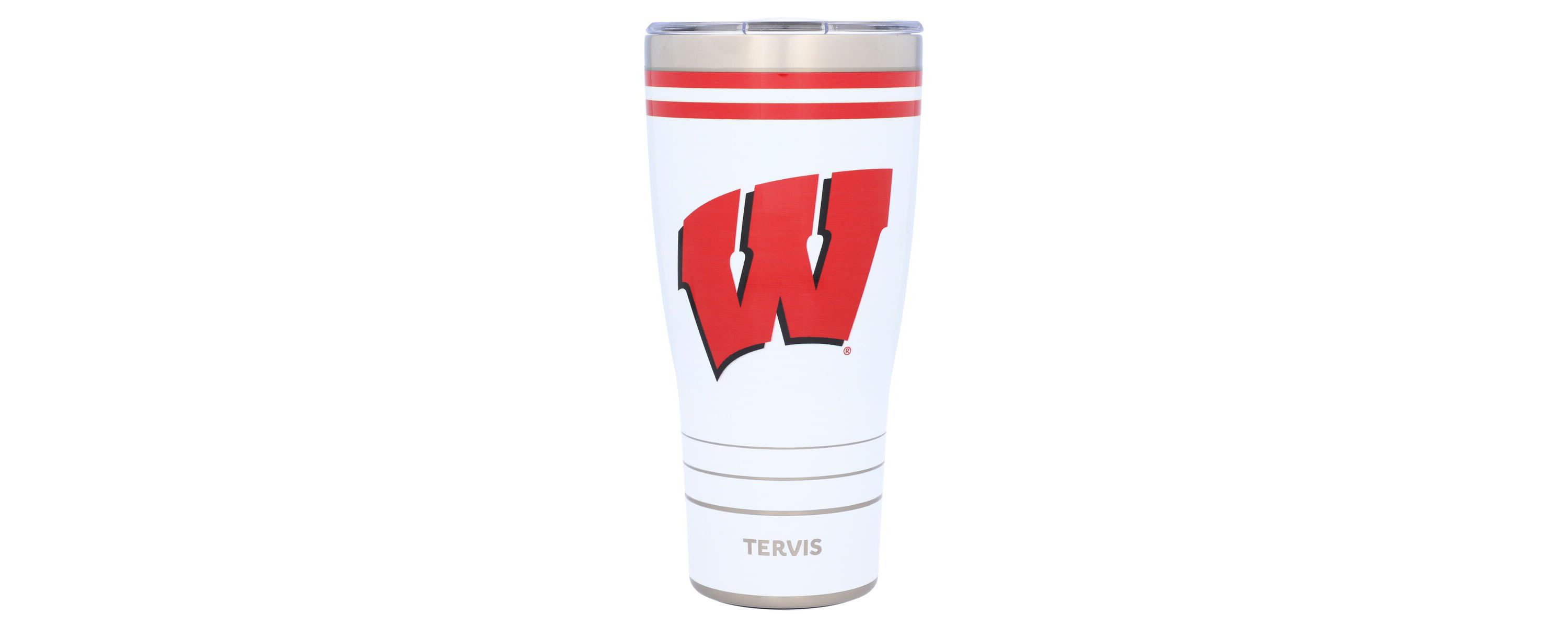 NCAA Wisconsin Badgers 30oz. Arctic Stainless Tumbler