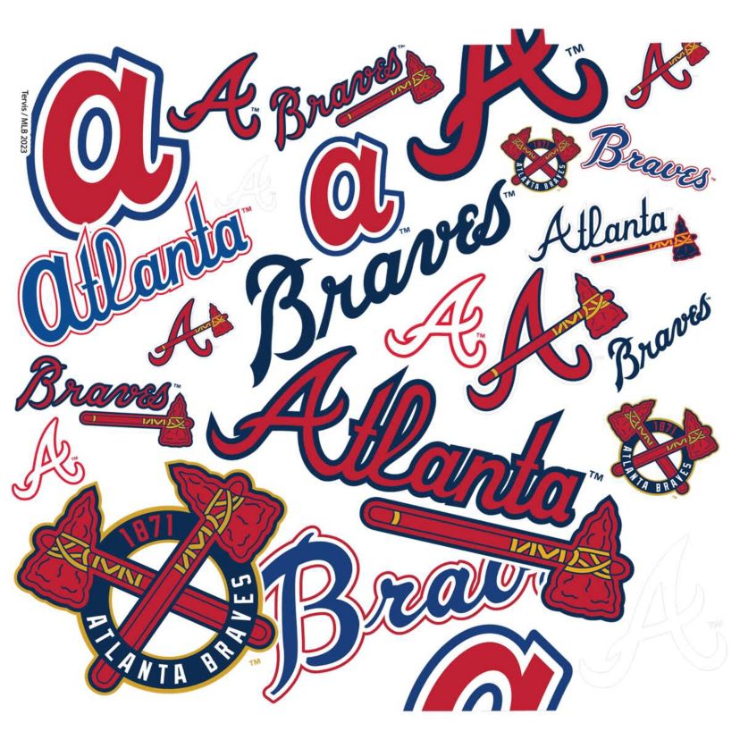 MLB Atlanta Braves 24oz. Allover Venture Lite Water Bottle