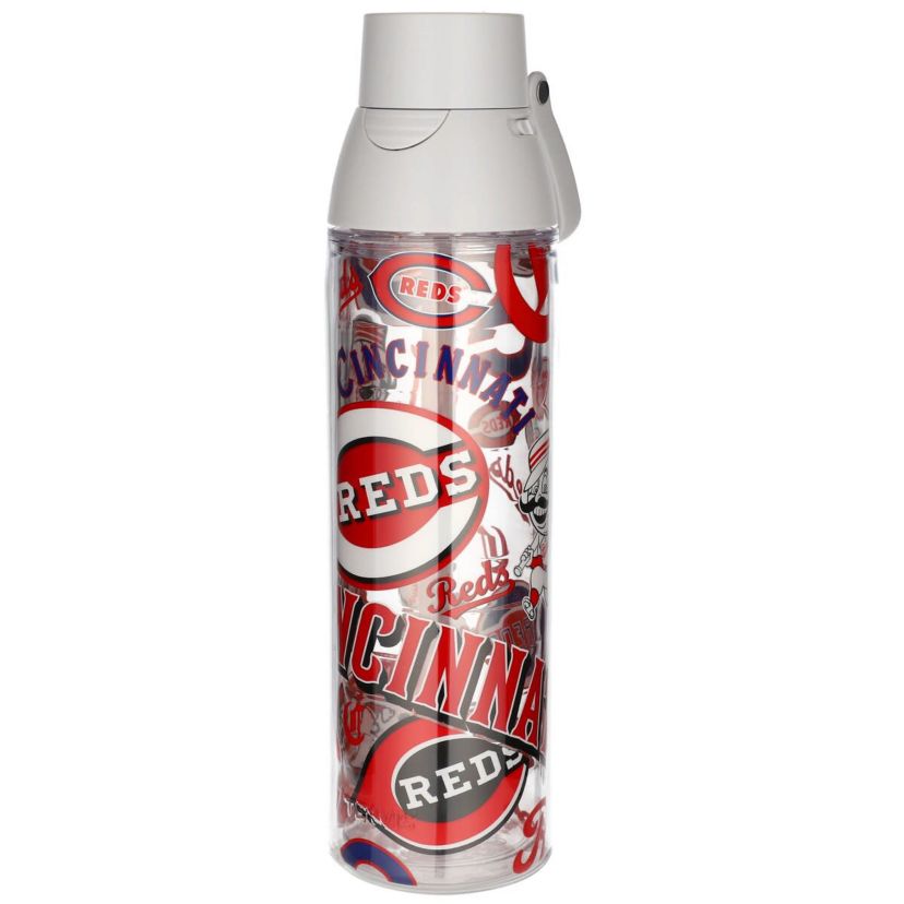 MLB Cincinnati Reds 24oz. Allover Venture Lite Water Bottle