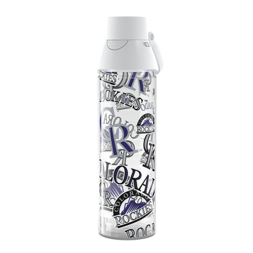 MLB Colorado Rockies 24oz. Allover Venture Lite Water Bottle