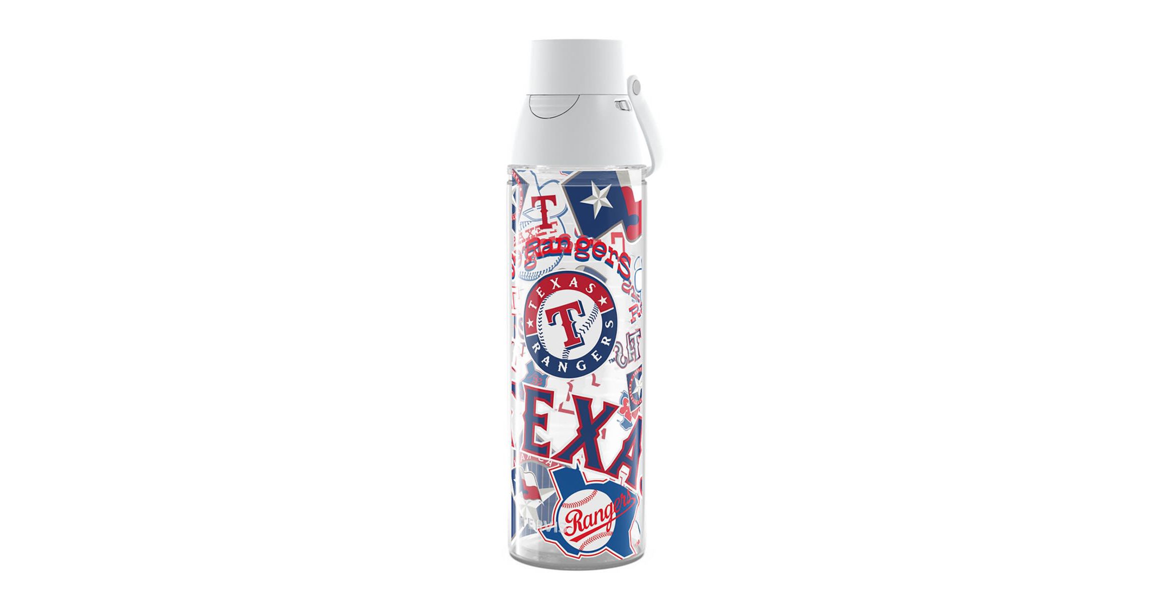 MLB Texas Rangers 24oz. Allover Venture Lite Water Bottle