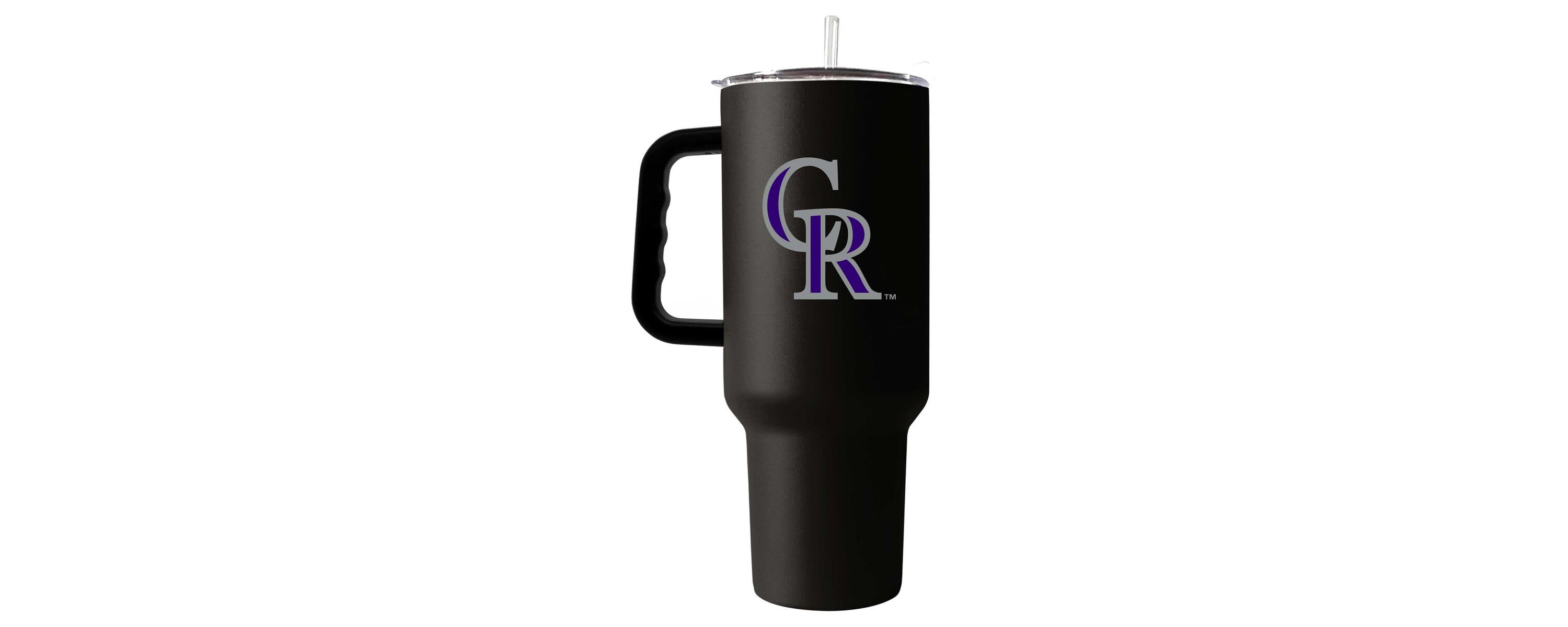 MLB Colorado Rockies 40oz. Travel Tumbler with Handle