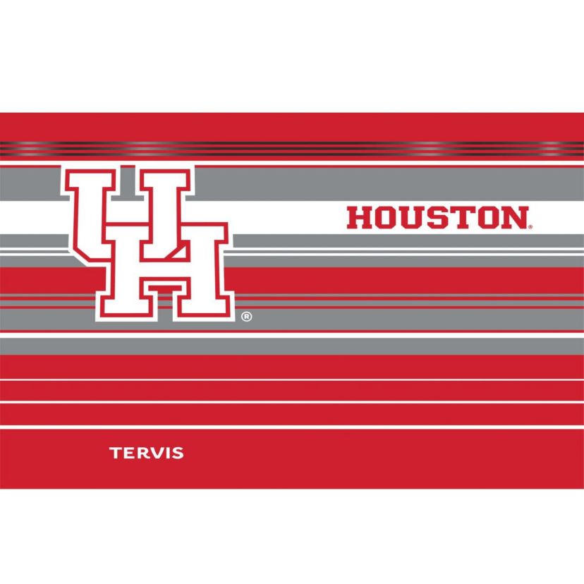 NCAA Houston Cougars 30oz. Hype Stripes Stainless Tumbler