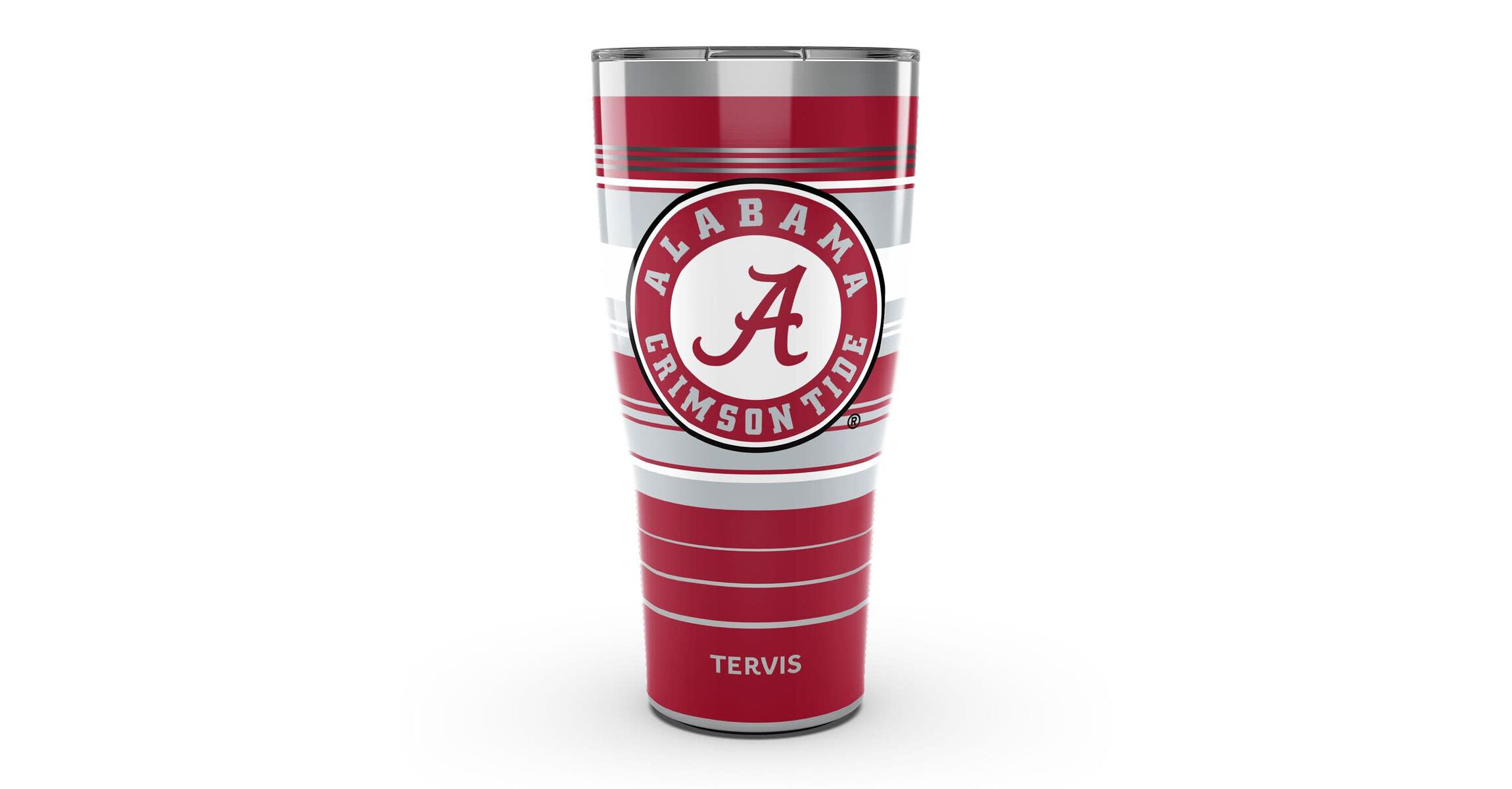 Alabama Crimson Tide NCAA Alabama Tide 30oz. Hype Stripes Stainless Tumbler
