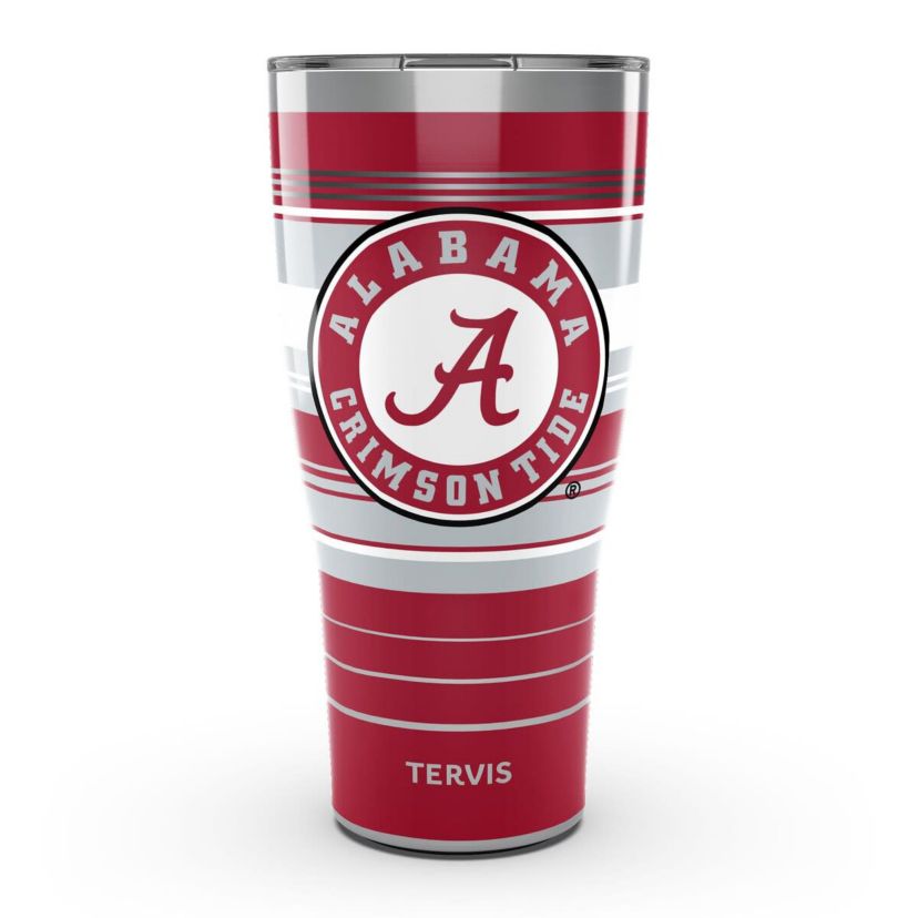 Alabama Crimson Tide NCAA Alabama Tide 30oz. Hype Stripes Stainless Tumbler