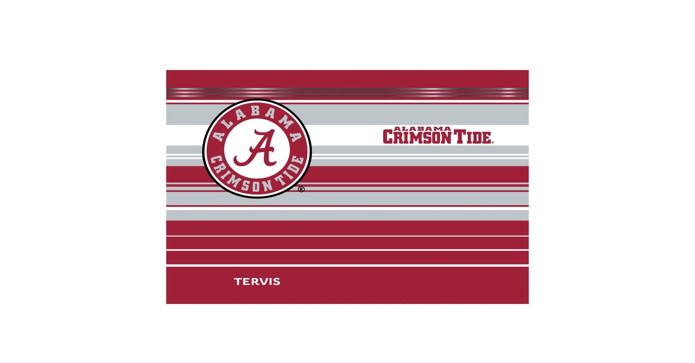 Alabama Crimson Tide NCAA Alabama Tide 30oz. Hype Stripes Stainless Tumbler