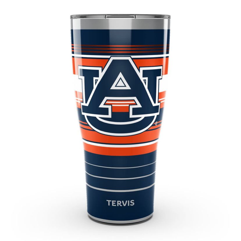 NCAA Auburn Tigers 30oz. Hype Stripes Stainless Tumbler
