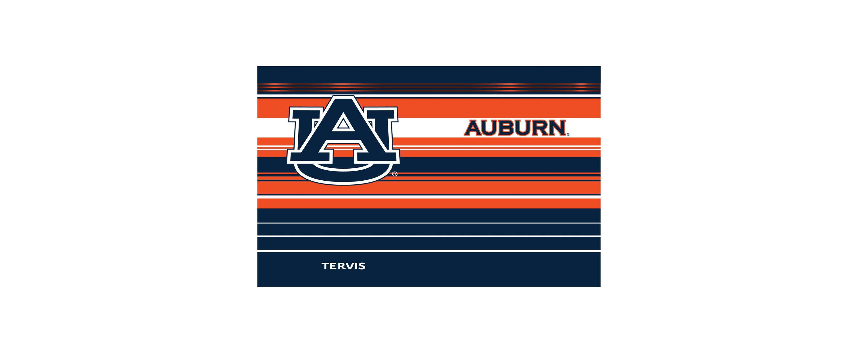 NCAA Auburn Tigers 30oz. Hype Stripes Stainless Tumbler