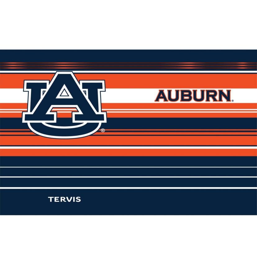 NCAA Auburn Tigers 30oz. Hype Stripes Stainless Tumbler
