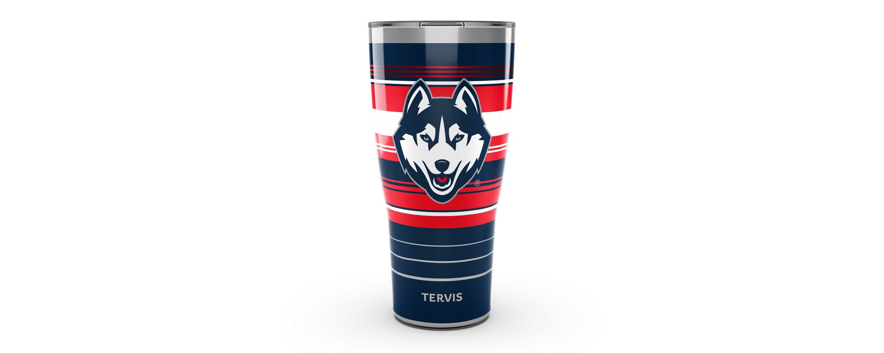 Connecticut Huskies NCAA UConn Huskies 30oz. Hype Stripes Stainless Tumbler