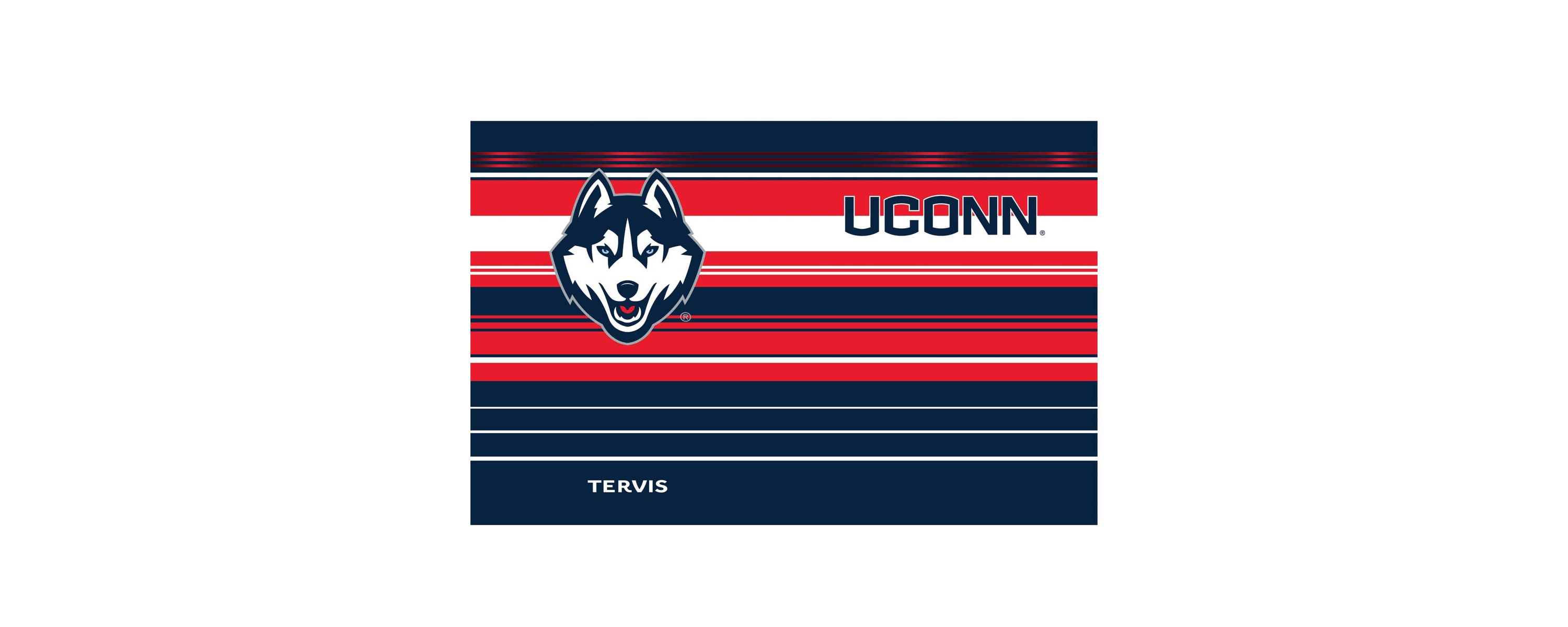 Connecticut Huskies NCAA UConn Huskies 30oz. Hype Stripes Stainless Tumbler