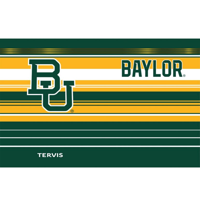 NCAA Baylor Bears 30oz. Hype Stripes Stainless Tumbler