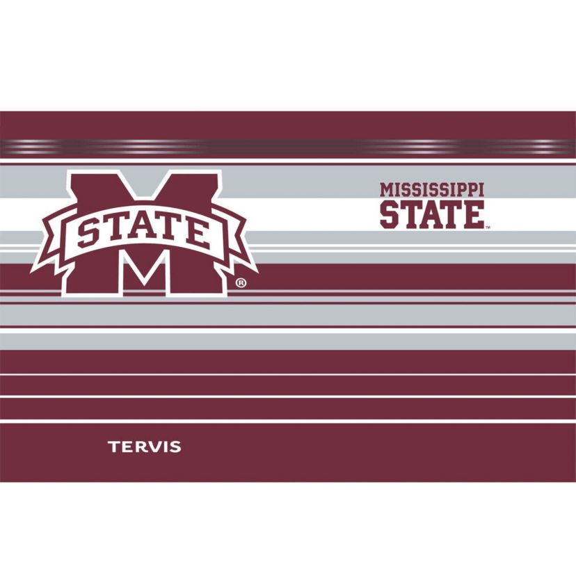 NCAA Mississippi State Bulldogs 30oz. Hype Stripes Stainless Tumbler