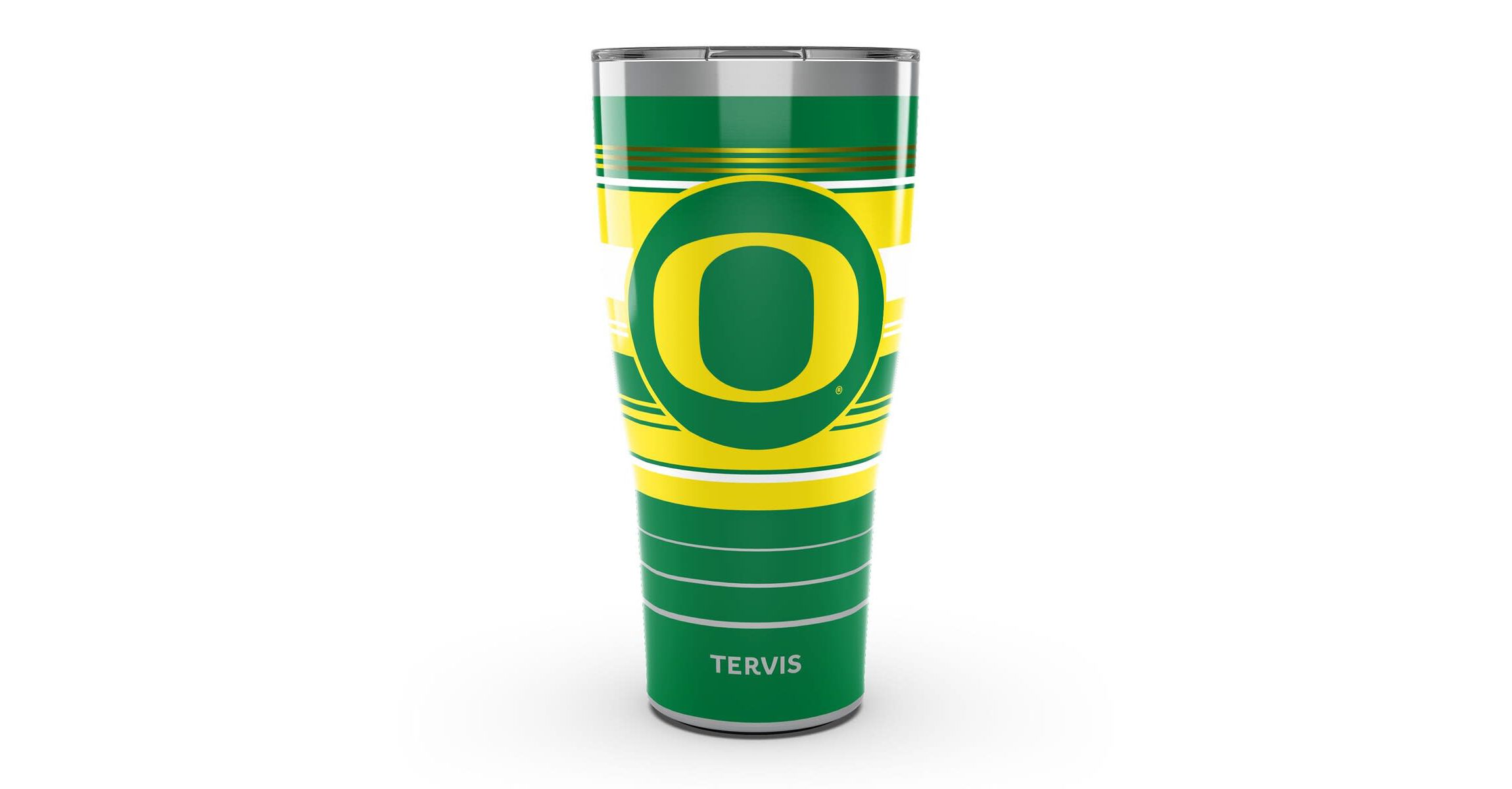 NCAA Oregon Ducks 30oz. Hype Stripes Stainless Tumbler
